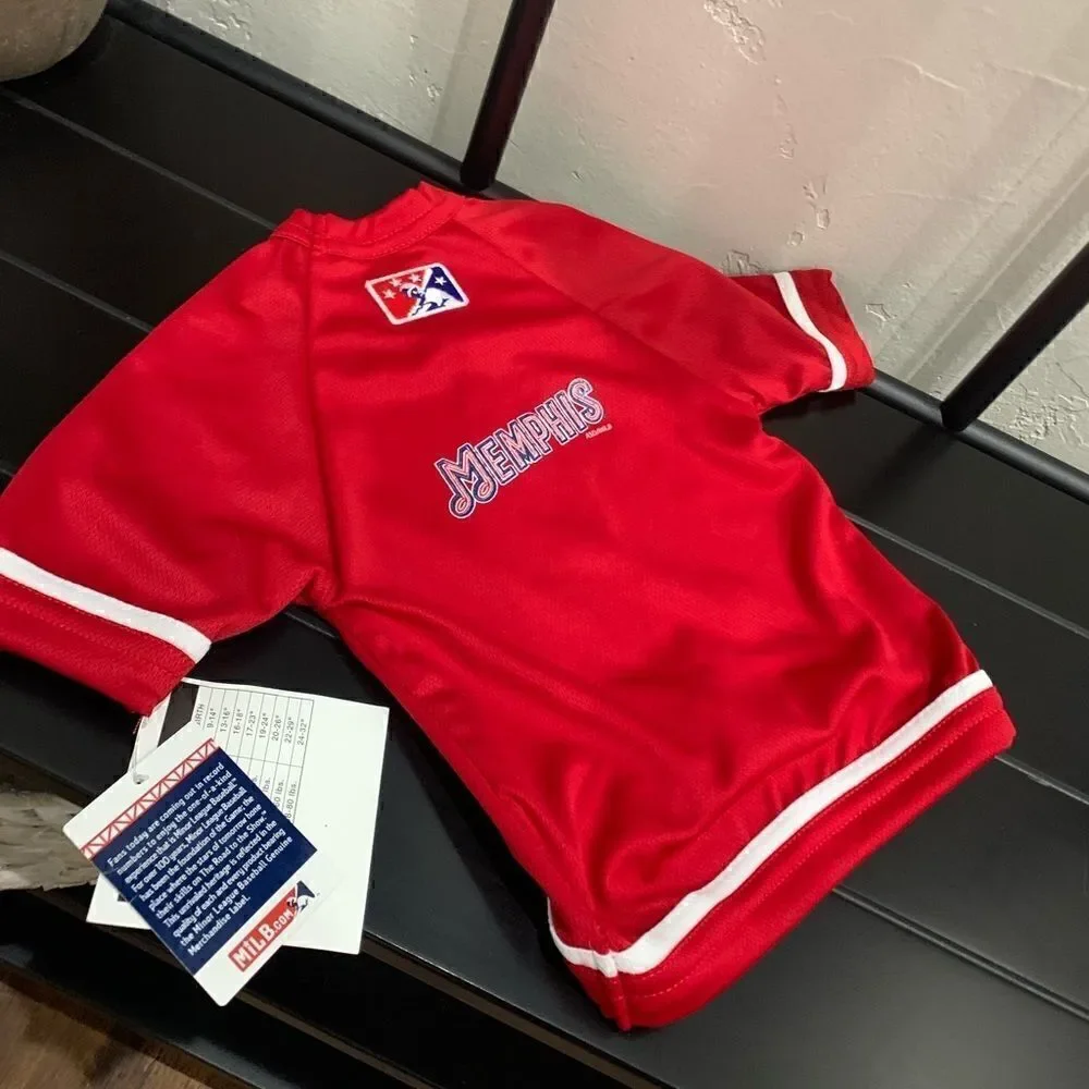MLB Memphis red birds dog jersey size XS in dog clothing